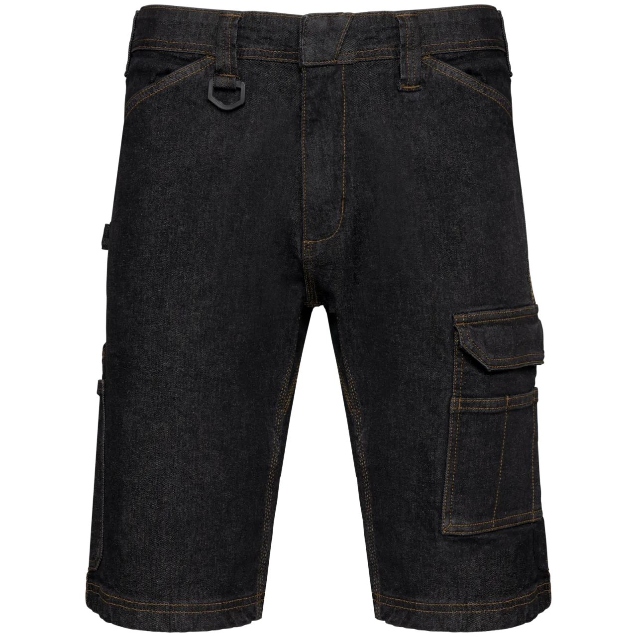 Bermuda denim multipoches homme WK715 — Black Rinse