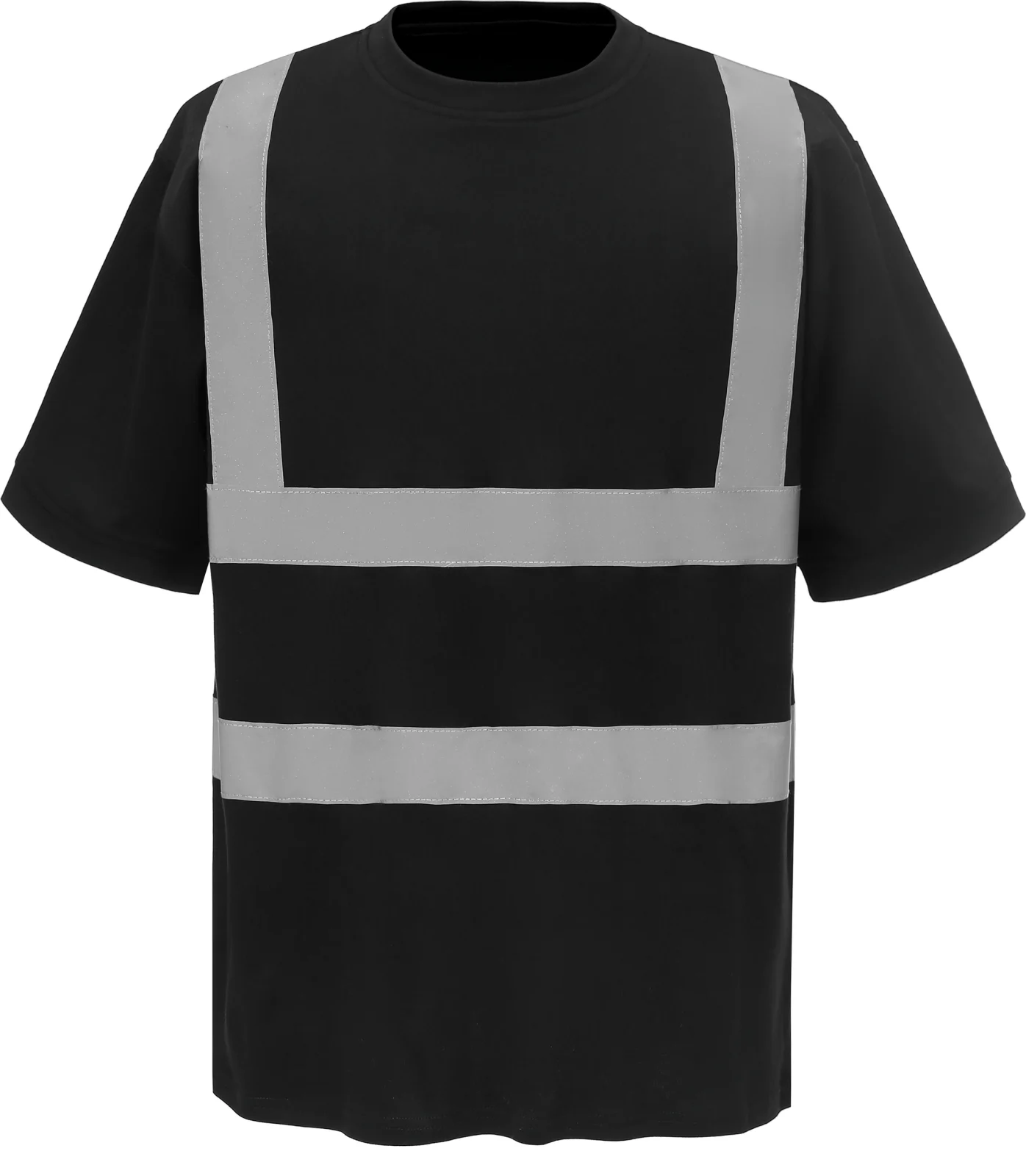 T-shirt manches courtes haute visibilité YHVJ410 — Black