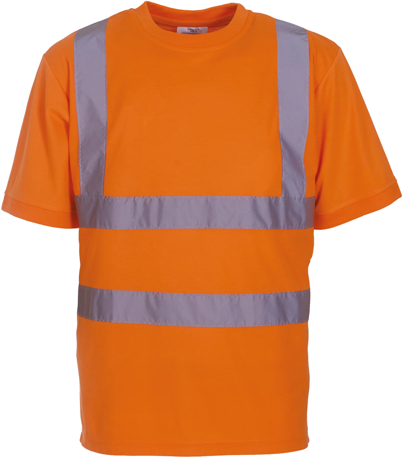 T-shirt manches courtes haute visibilité YHVJ410 — Hi Vis Orange