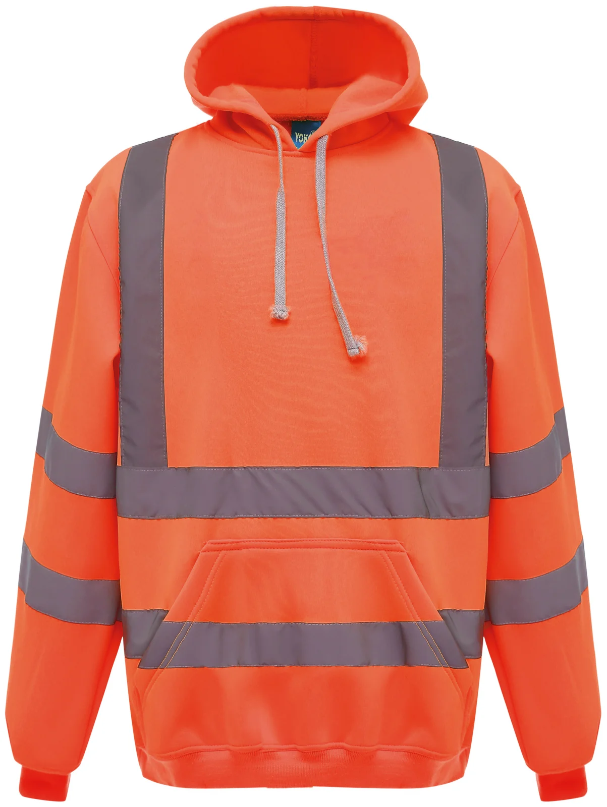 Sweatshirt capuche haute visibilité YHVK05 — Hi Vis Orange