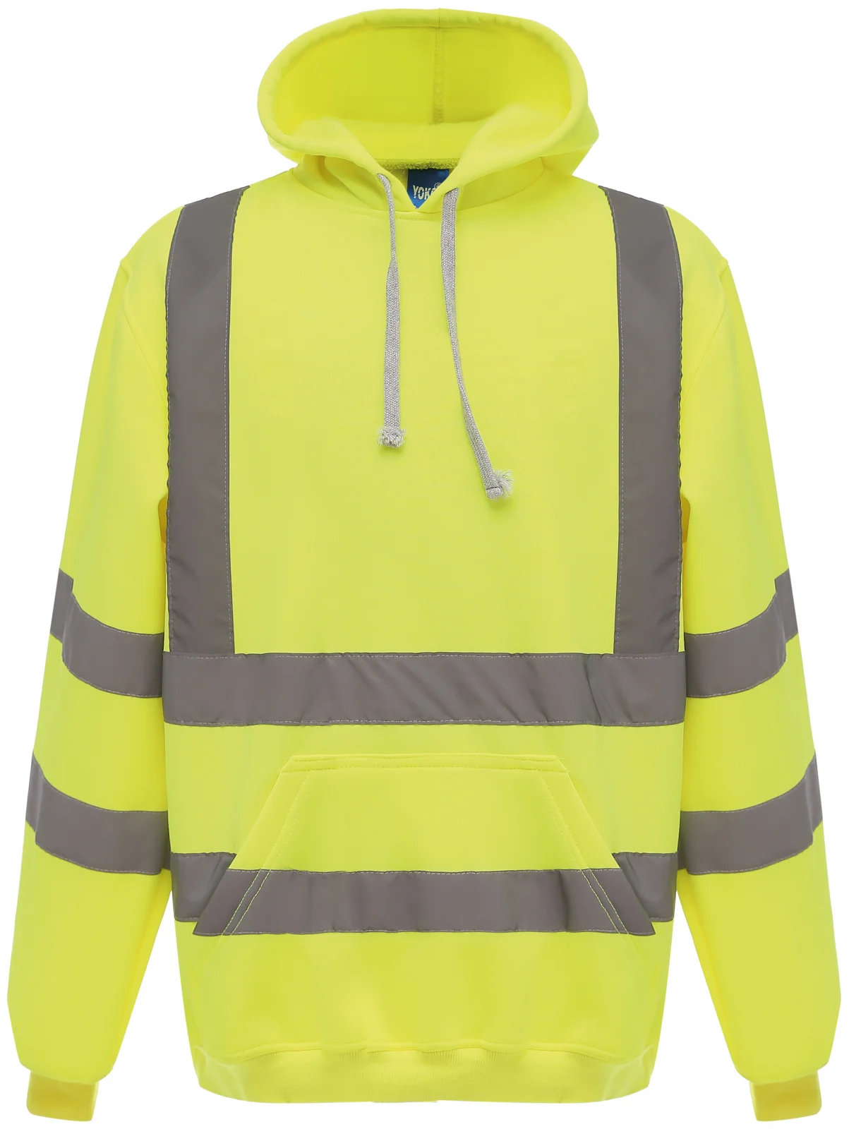 Sweatshirt capuche haute visibilité YHVK05 — Hi Vis Yellow