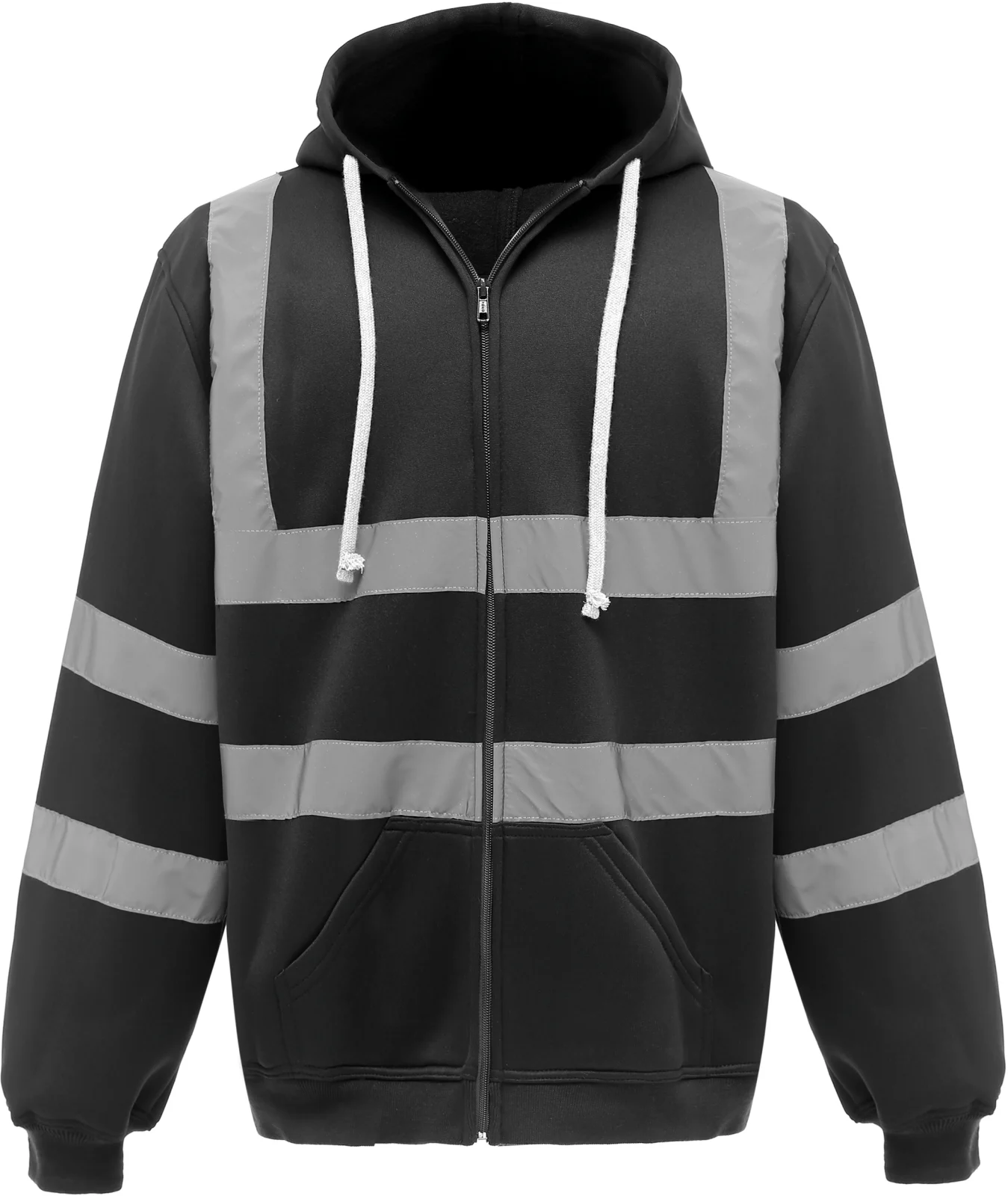 Sweat-shirt zippé capuche YHVK07 — Black