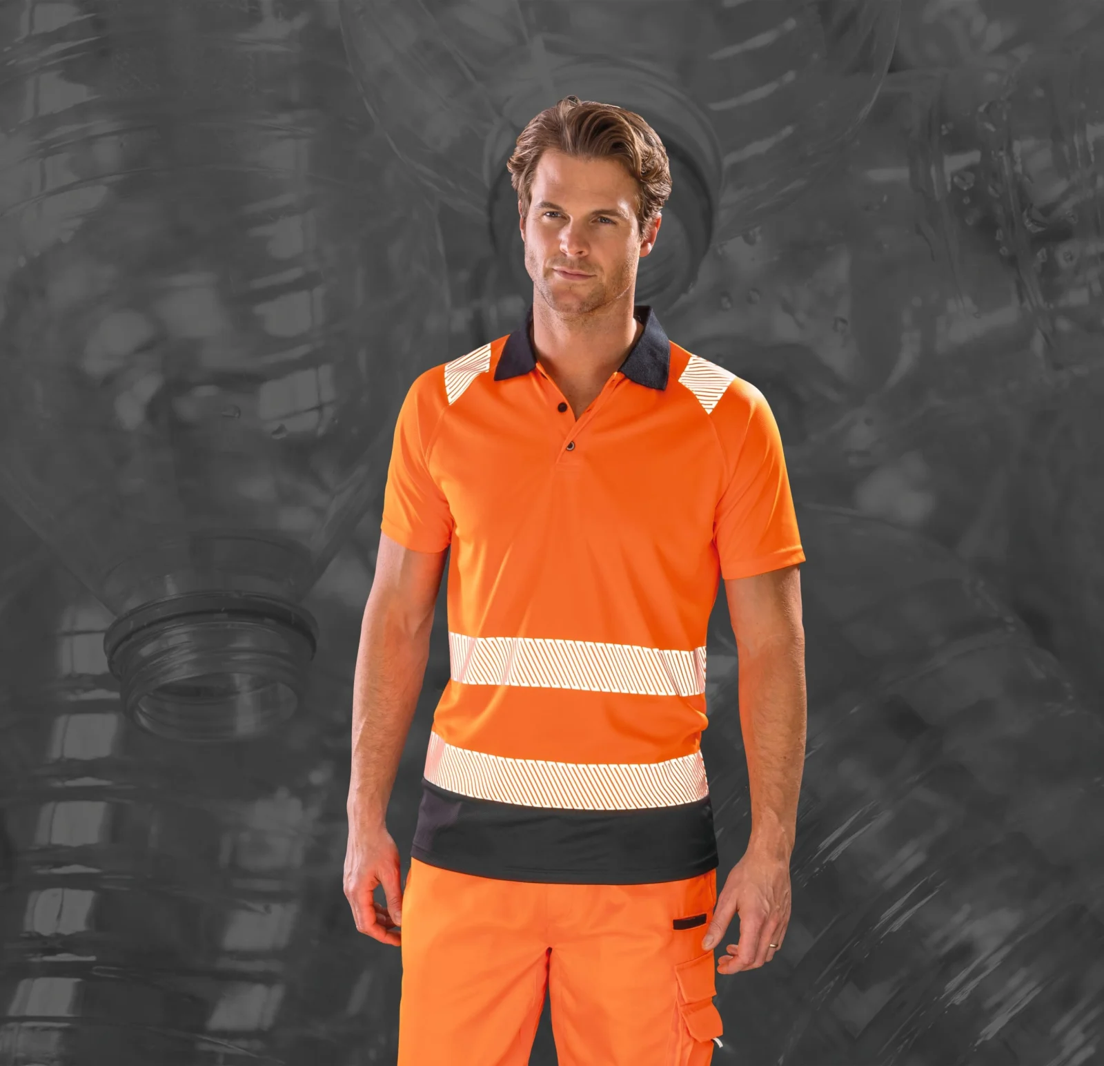 Polo de sécurité recyclé R501X — photo de présentation