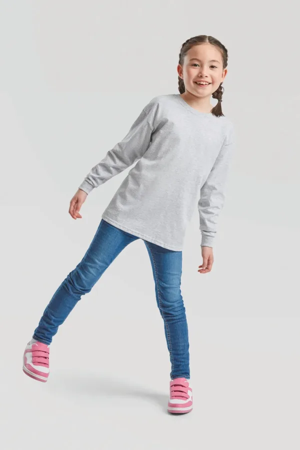 T-shirt enfant manches longues Valueweight (61-007-0) SC61007 — photo de présentation
