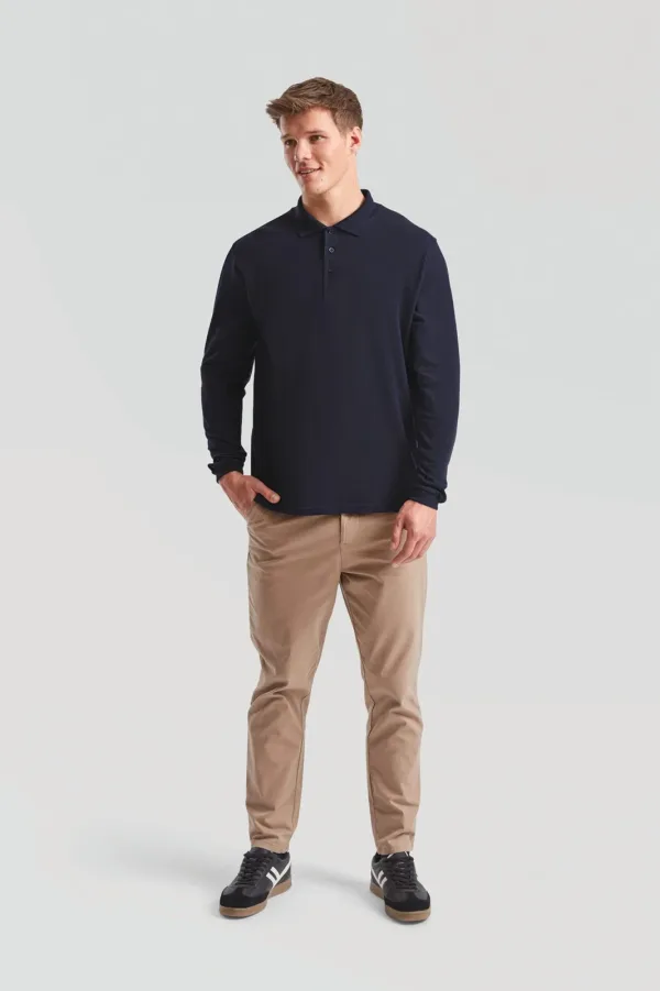Polo manches longues Premium (63-310-0) SC63310 — photo de présentation