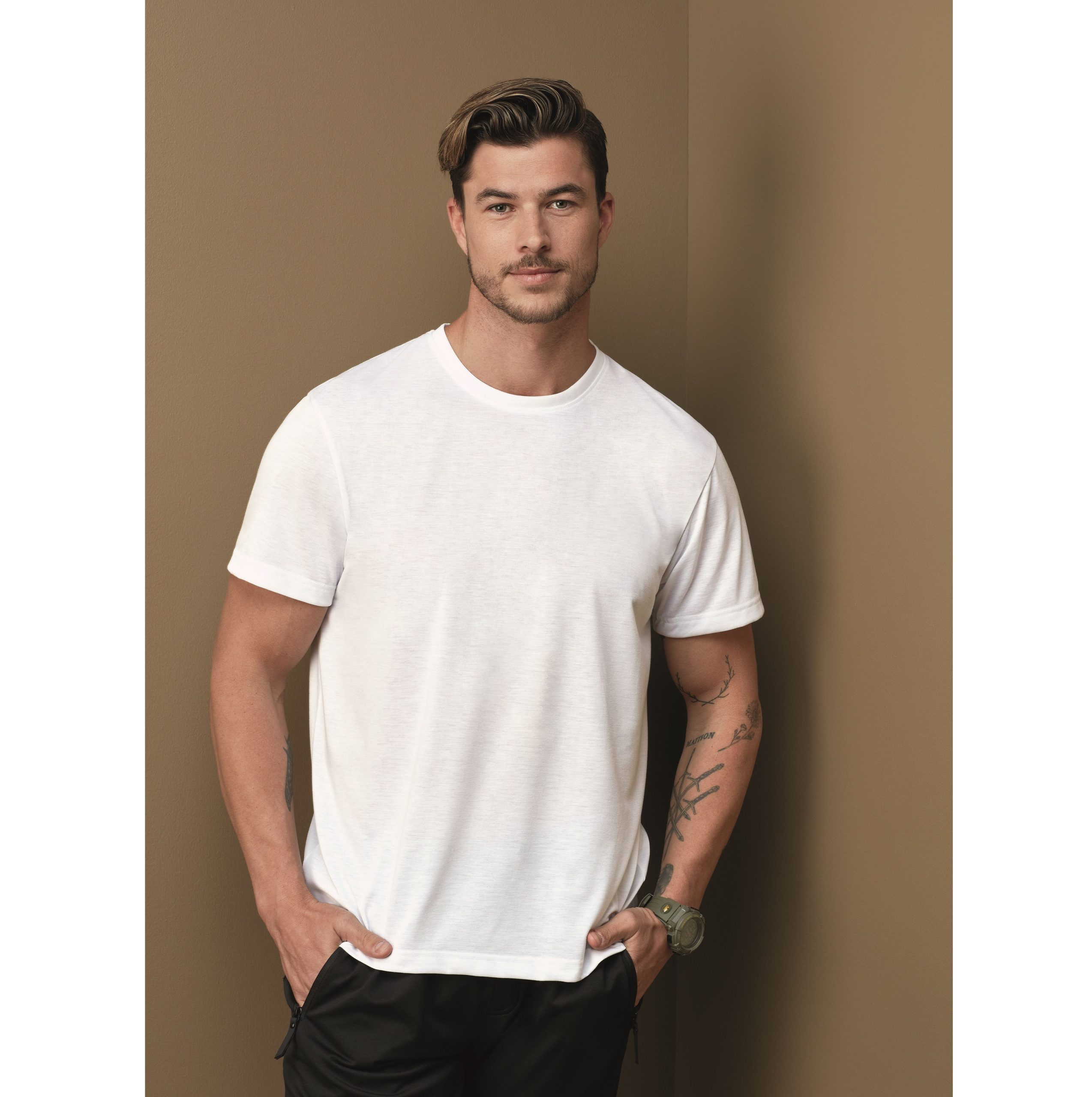 Tee-shirt de sport homme toucher coton — ST8600