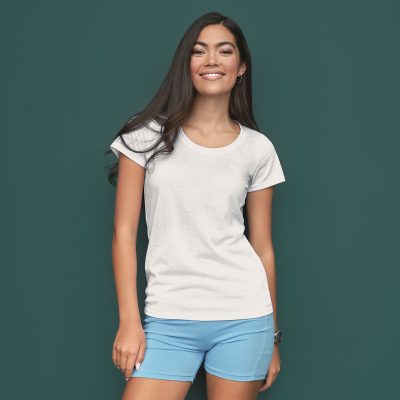 Tee-shirt de sport femme toucher coton — ST8700