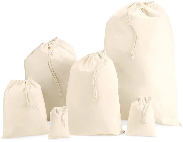 Sac à cordelettes en coton W115 — photo de présentation