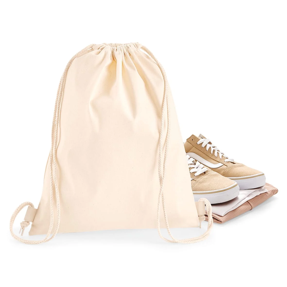 Sac de gym en coton premium W210 — photo de présentation