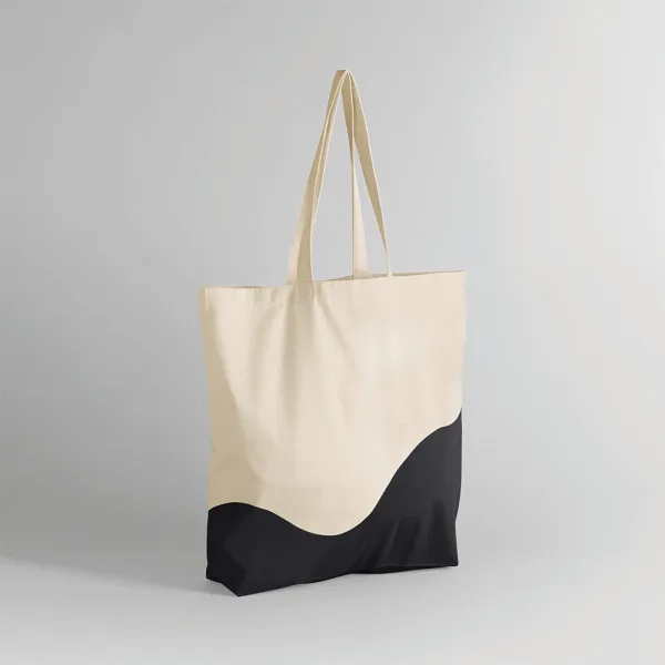 Sac fourre-tout organique à imprimé tourbillon W235 — photo de présentation