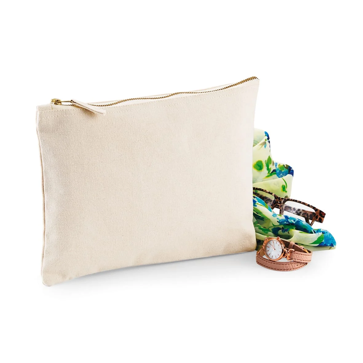 Pochette en toile de coton W530 — photo de présentation