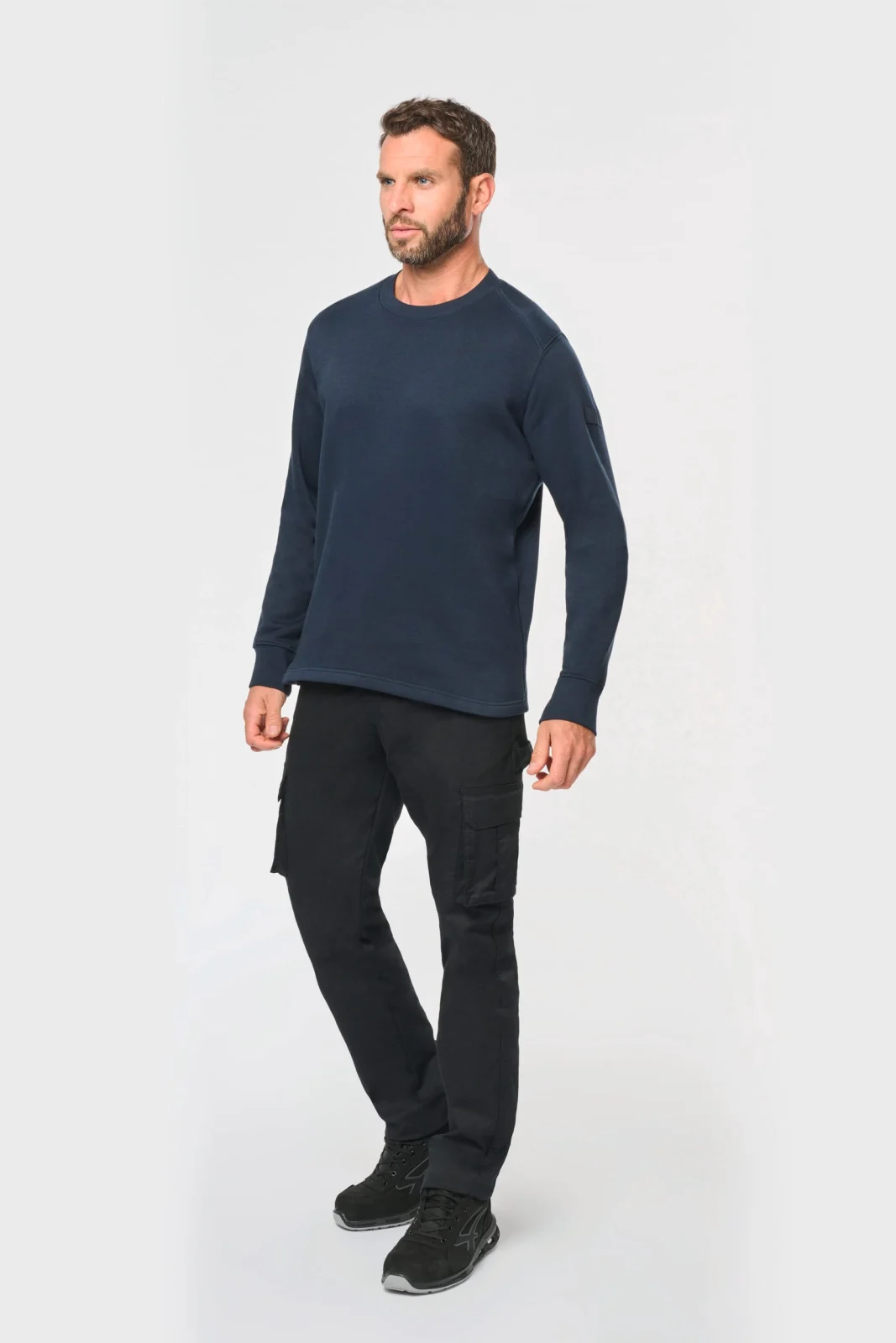 Sweat-shirt manches montées homme WK4001 — photo de présentation