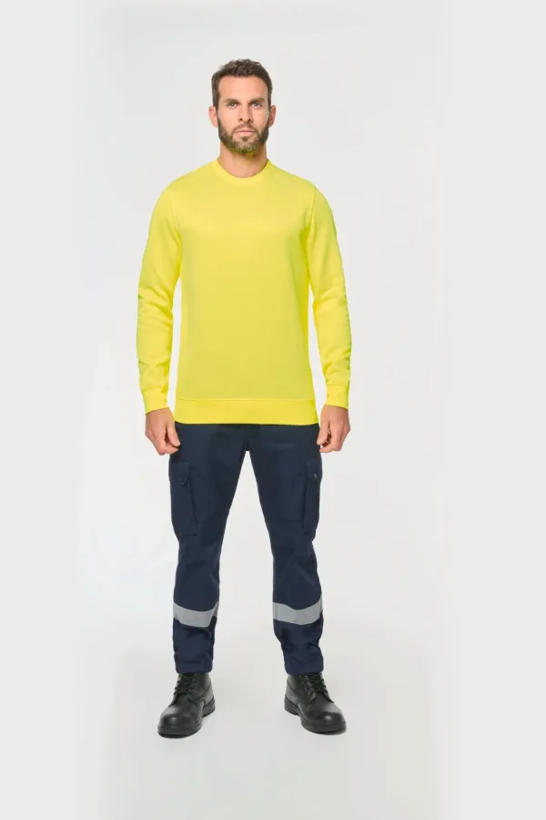 Sweat-shirt unisexe écoresponsable polyester/coton WK405 — photo de présentation
