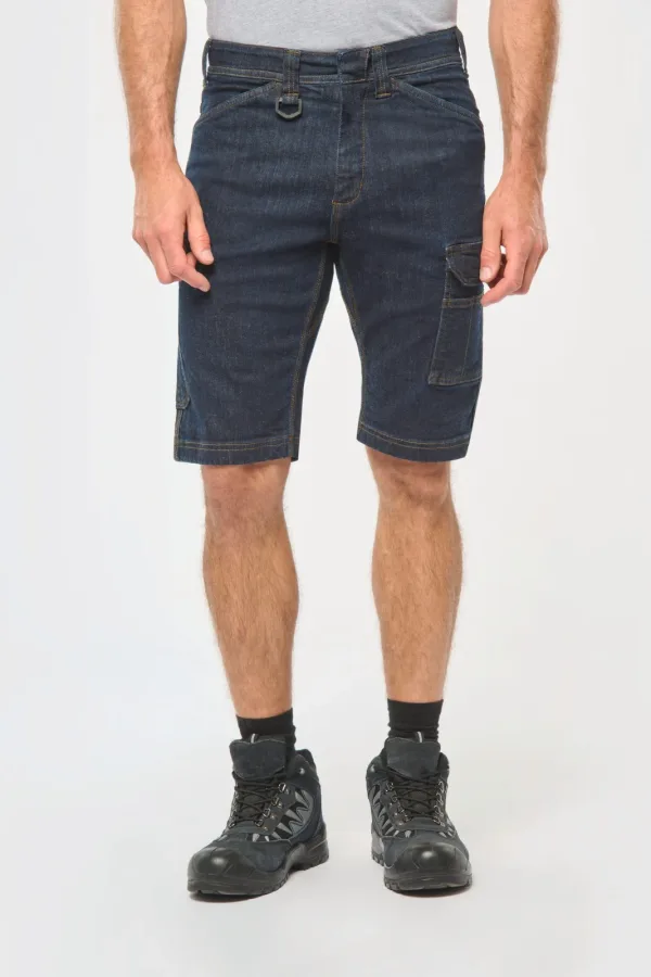 Bermuda denim multipoches homme WK715 — photo de présentation