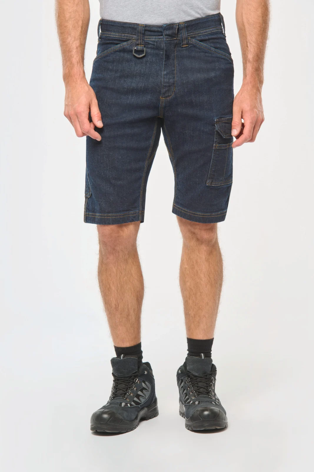 Bermuda denim multipoches homme WK715 — photo de présentation