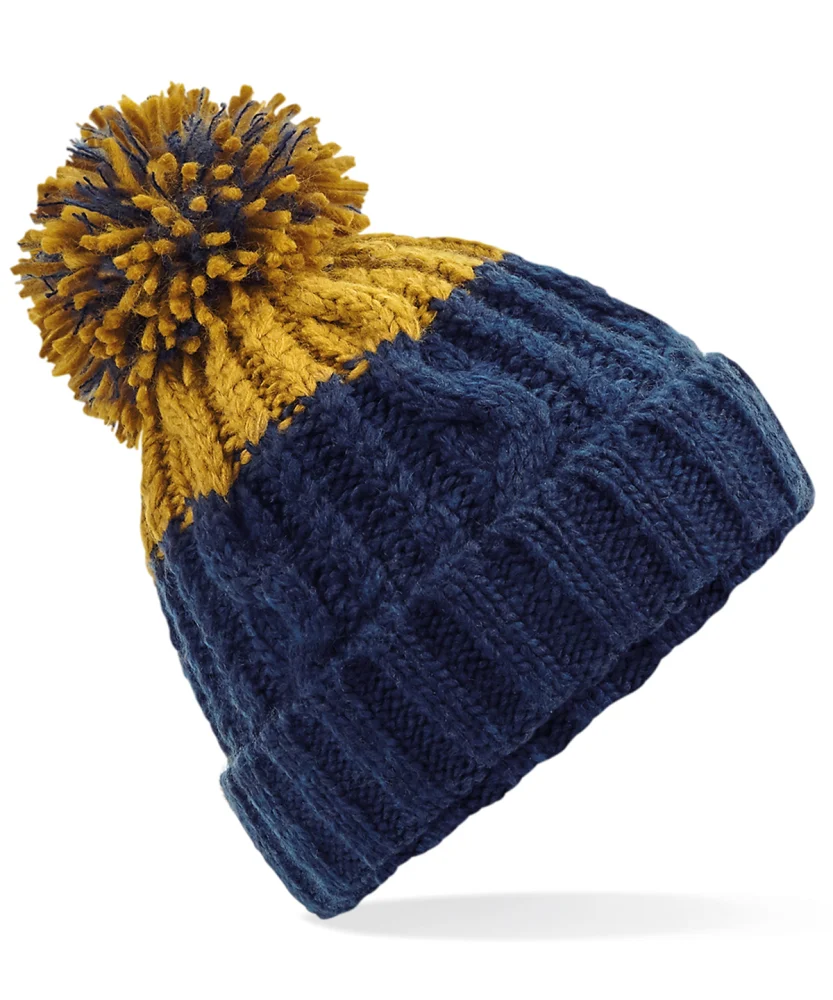 BC437 — Oxford Navy/Mustard