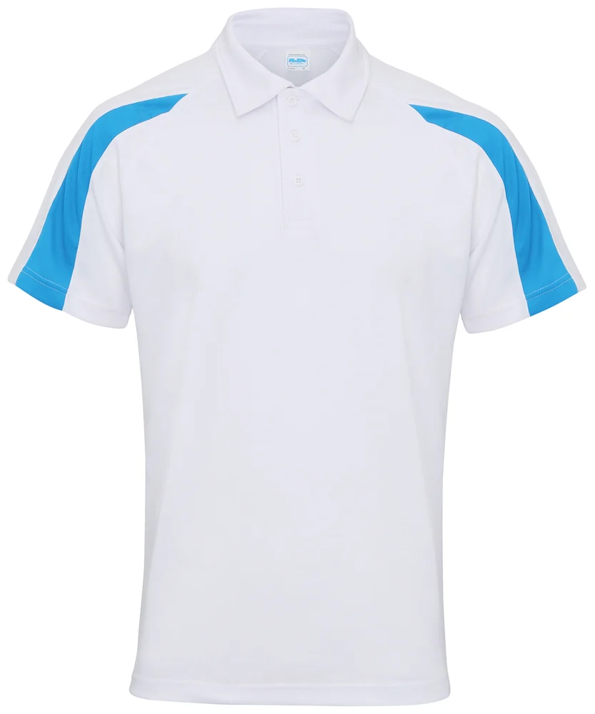 JC043 — Arctic White/Sapphire Blue