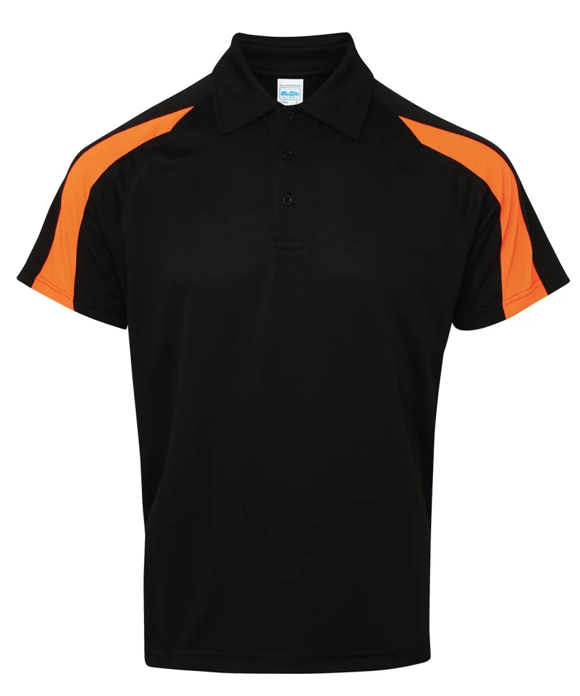 JC043 — Jet Black/Electric Orange