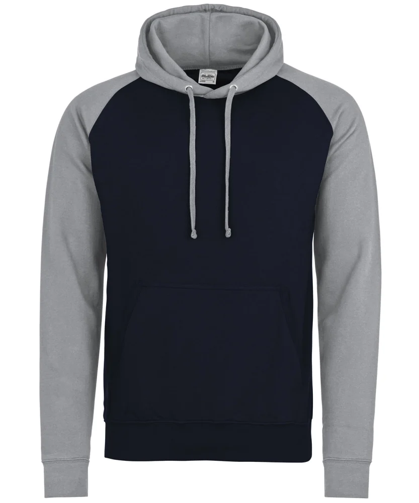 JH009 — Oxford Navy/Heather Grey