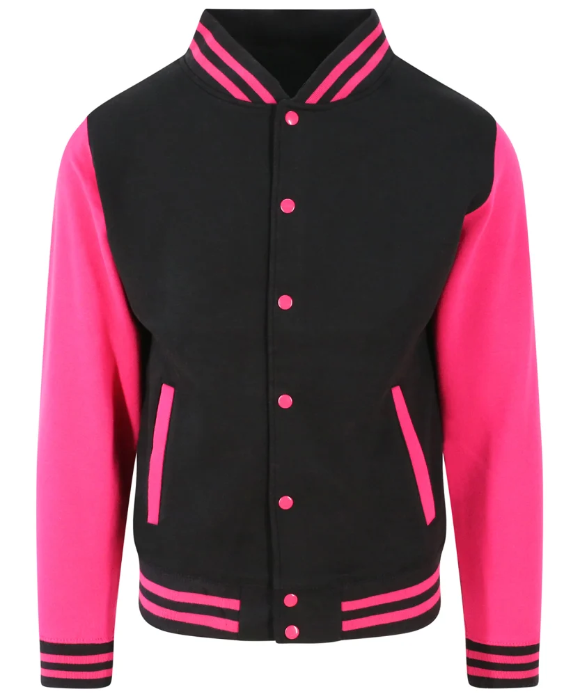 JH043 — Jet Black/Hot Pink