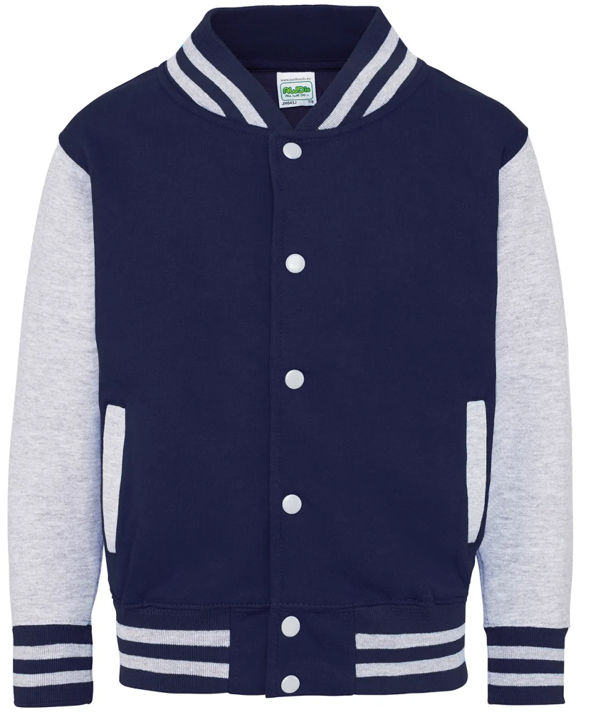 JH43J — Oxford Navy/Heather Grey